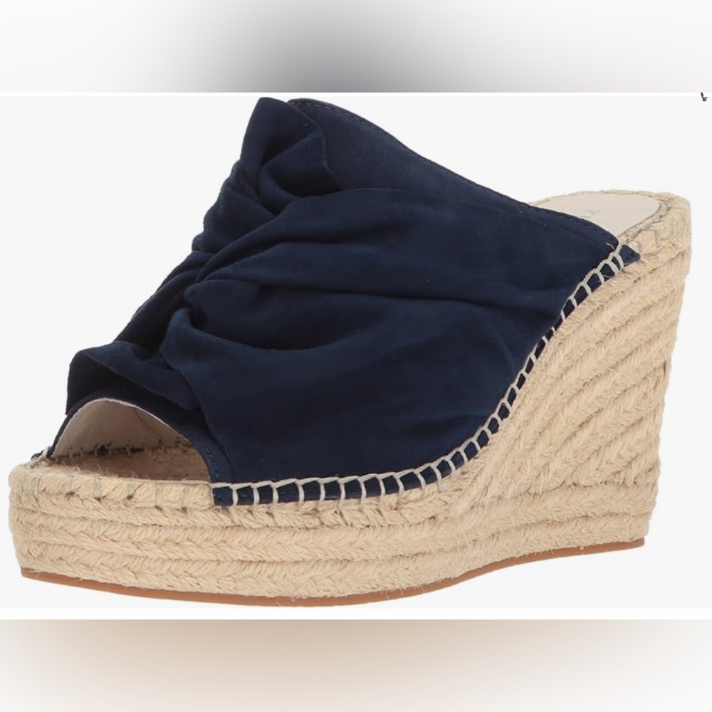 LIKE NEW Kenneth Cole Women's Odele Espadrille Slip on Wedge Sandal